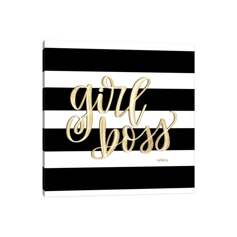 Girl Boss by Imperfect Dust - Wrapped Canvas Print, 30.48 cm H x 30.48 cm W