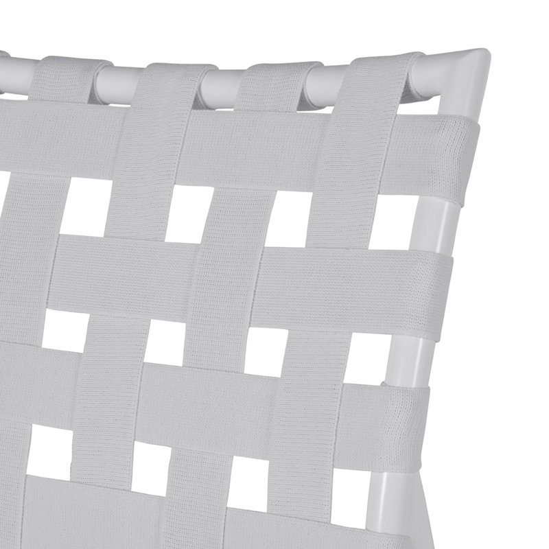 Catalina Patio Chair, Chalk/White