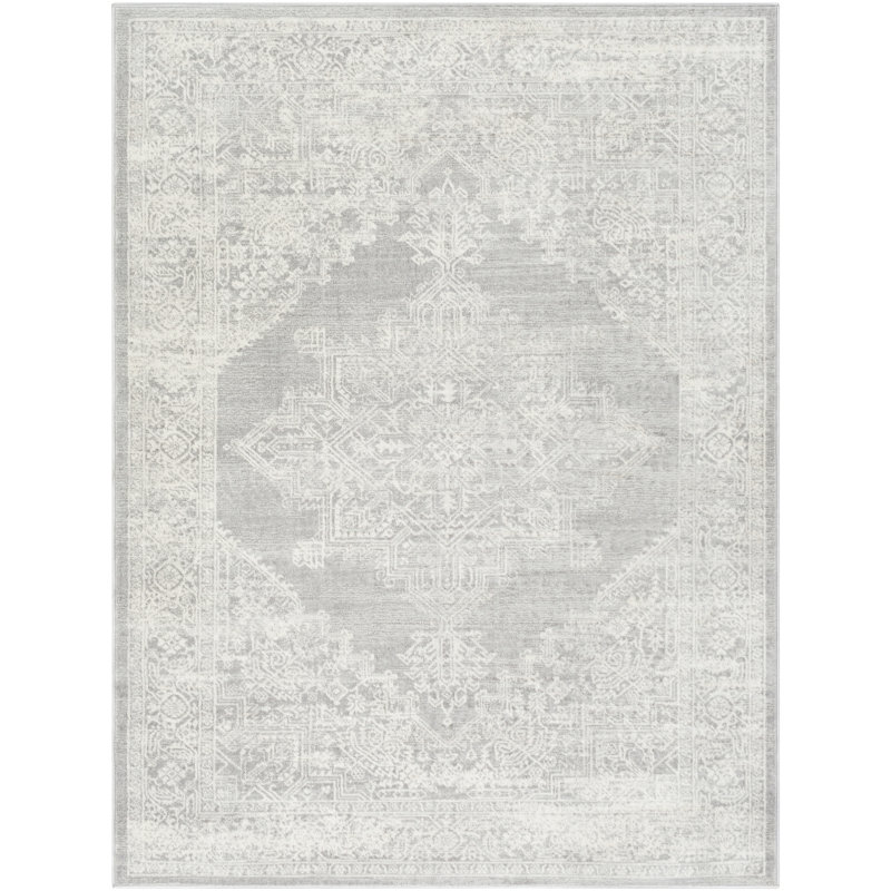 Amelie Light Grey/Off-White Rug, Rectangle 140 x 200cm