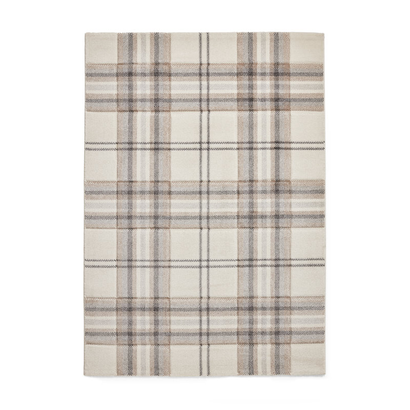 Geometric 160cm X 230cm Area Rug, Natural, Rectangle 160 x 230 cm