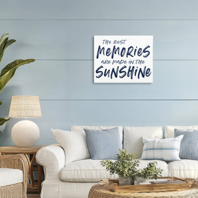 Memories Made In Sunshine Canvas, design by Lettered and Lined