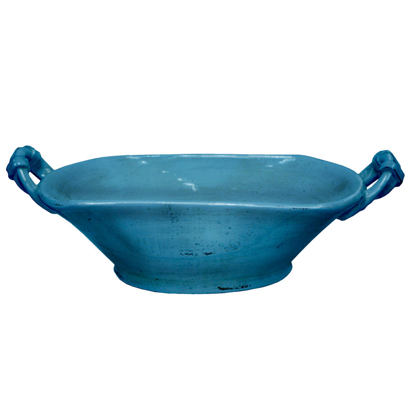 POTTER'S HANDLED PLANTER, French Blue