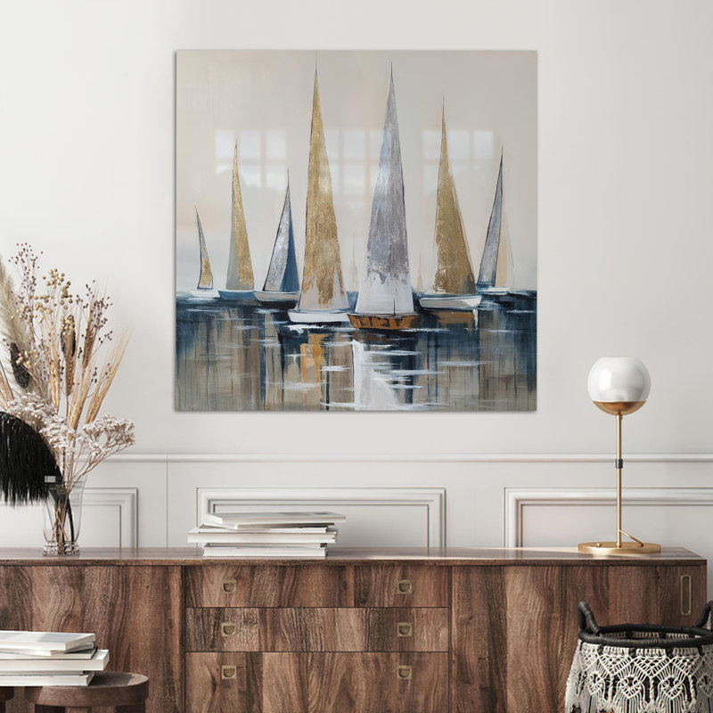 Bohème de style boho doré et argenté, impression sur verre moderne, idéale pour un cadeau personnalisé, H 19,7 po x l 19,7 po