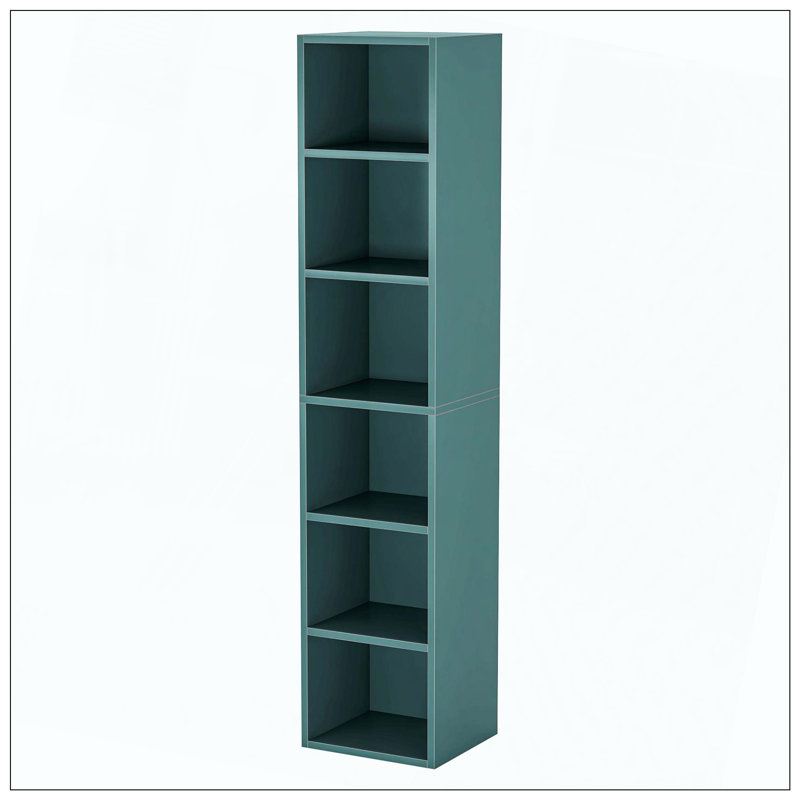 Bibliothèque cubique à 6 niveaux, Bleu