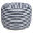 Mineo Coastal Striped Ottoman Pouf