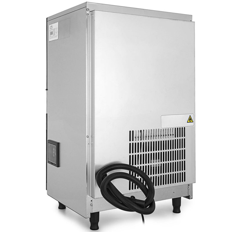 VEVOR 132 lb. Daily Production Cube Clear Ice Freestanding Ice Maker