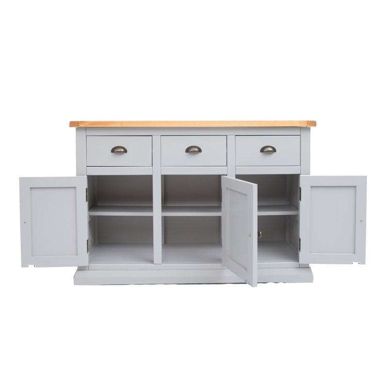 Valle 120cm Sideboard, Grey/Bronze