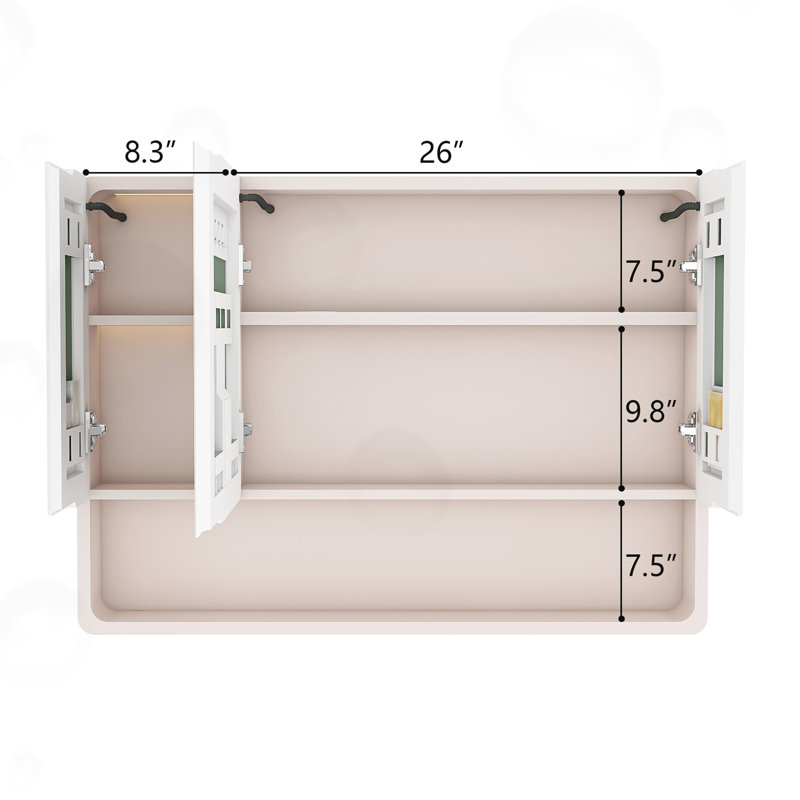 Smart LED Cabinet with Mirror