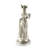 14'' H Pewter Tabletop Candlestick