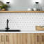Geometry Aluminium Kitchen Splashback-129206740