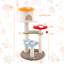 Cute Mushroom Cat Tree 48'' Tall Cat Tower w/ Sisal Scratching Posts Top Condo