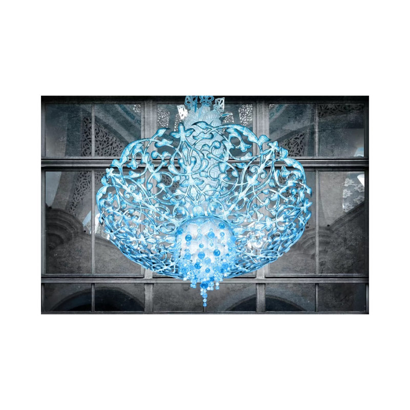Ice lustre - impression sur toile tendue, H 8 po x l 12 po x P 0,75 po