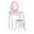 White & Pink