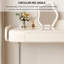 Meuble-lavabo moderne et crémeux en bois