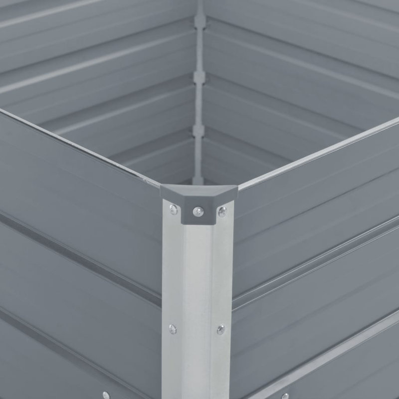 Jardinière en acier galvanisé