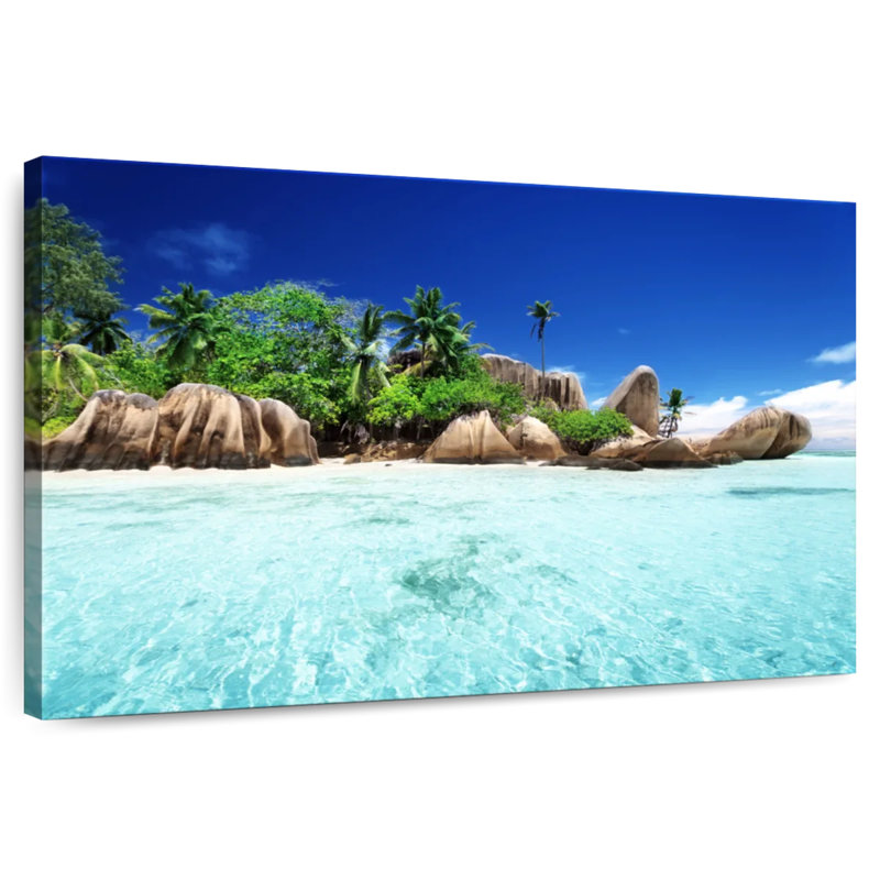 Gillard La Digue au large, H 30 po x l 45 po