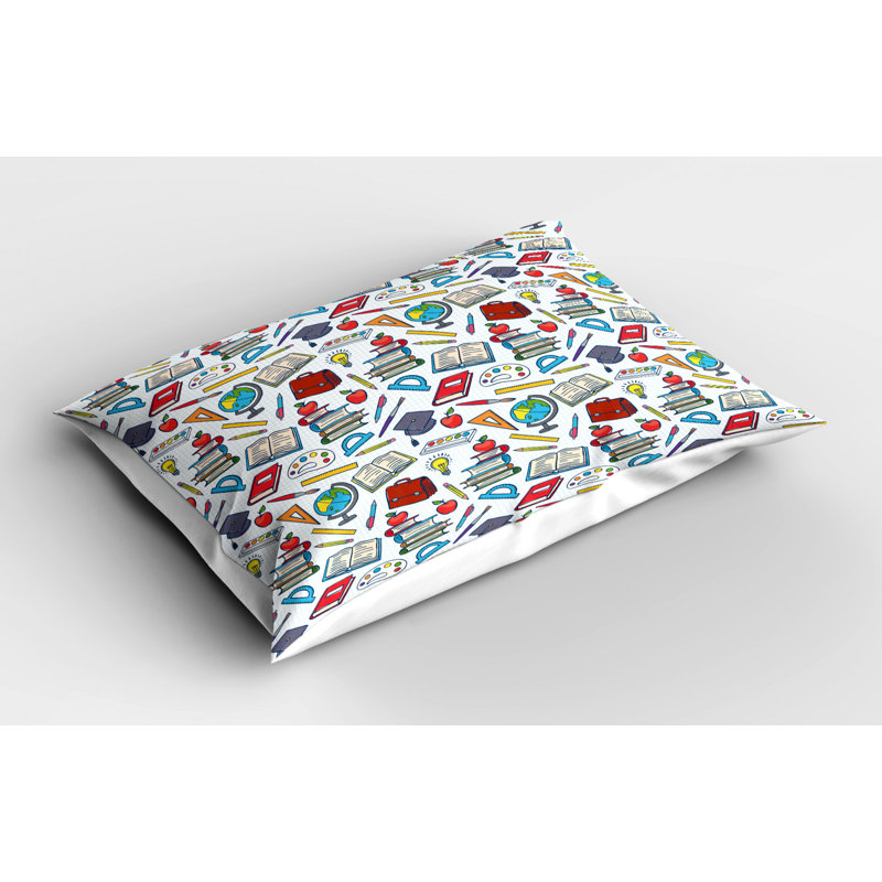 Taie décorative de livre scolaire, Simple