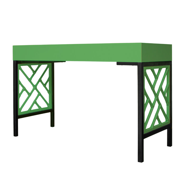 Chippendale Writing Desk, Bright Green