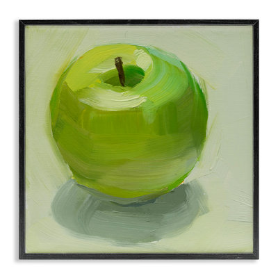 Pomme juteuse verte, estampe numérique par Jenny Westenhofer