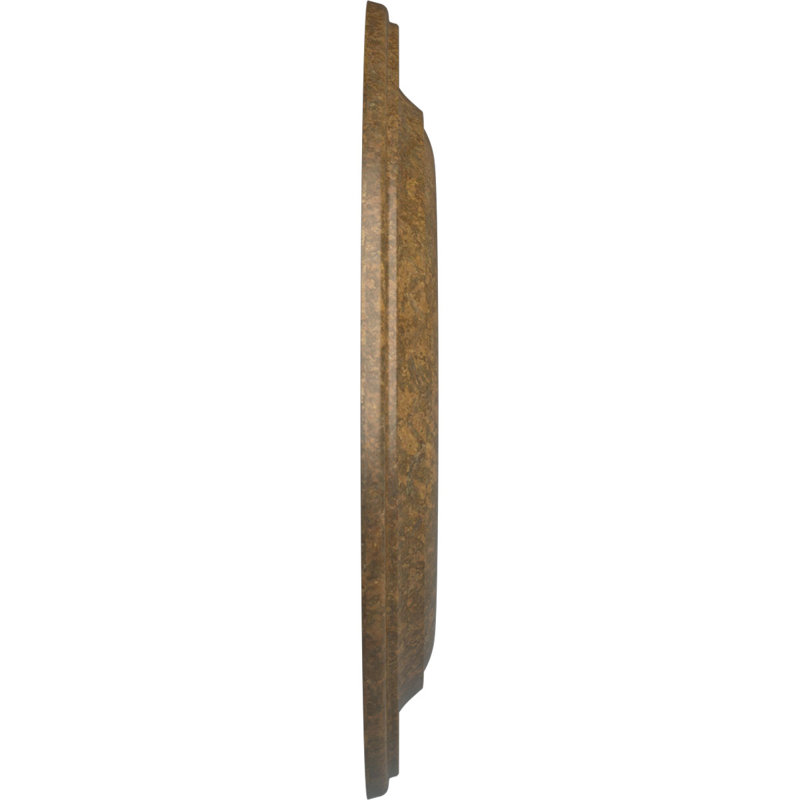 Médaillon de plafond Niobe 18 "x P 1 1/2" (convient aux auvents jusqu'à 8 5/8 "), Bronze huilé