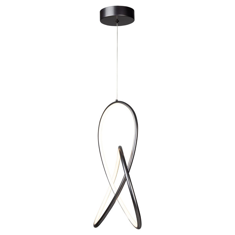 1 - Light Grey LED Unique/Statement Pendant