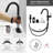 Single Handle Pull-Down Bathroom Faucet with Dual-Function Sprayer, Matte Black, Single Hole Vanity Sink Faucet-123994902