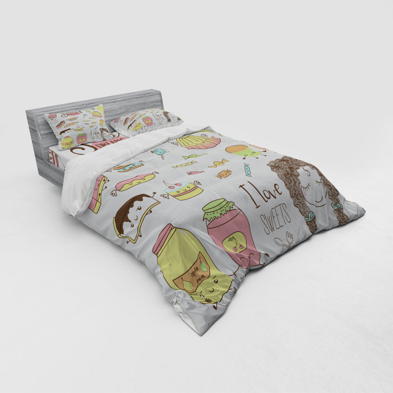 Polyester Duvet Cover, Queen Duvet Cover + 3 Additional Pieces