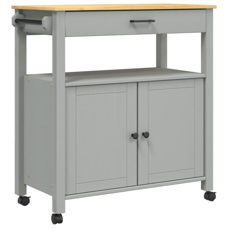 Kitchen Serving Cart, Grey
