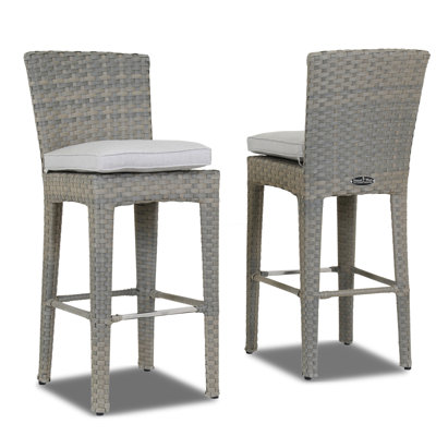Majorca 26" Patio Bar Stool with Cushion by Sunset West