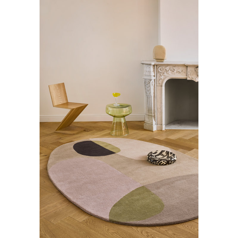 Décor Miller, Brun; rose; beige, Nouveauté 5 pi 3 po x 7 pi 6 po