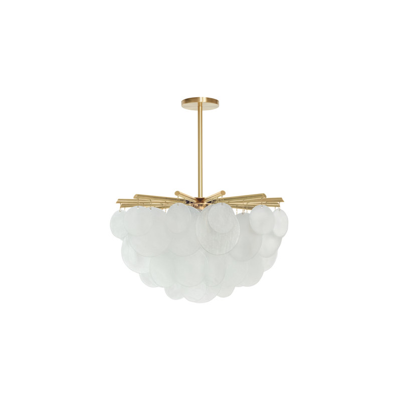 Nimbus 4 - Light Chandelier, Satin Brass