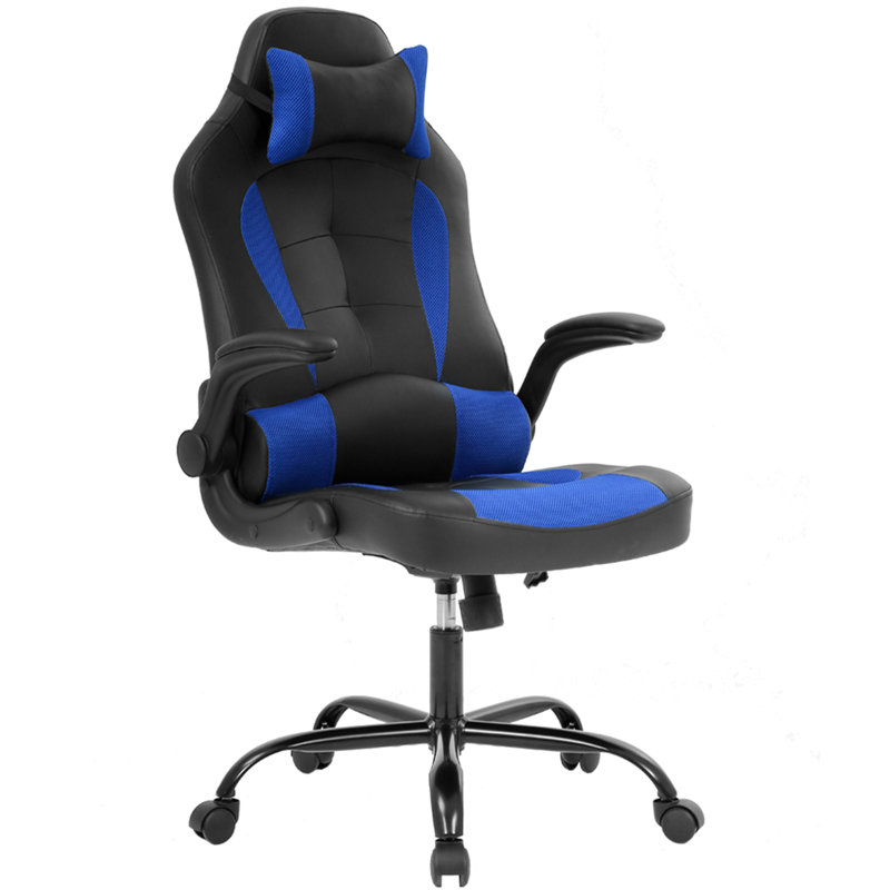 Gaming Chair Height Adjustable PC Gaming Chair, Ergonomic Swivel Rolling Desk Chair for Gaming, Office and Computer Workstation Use