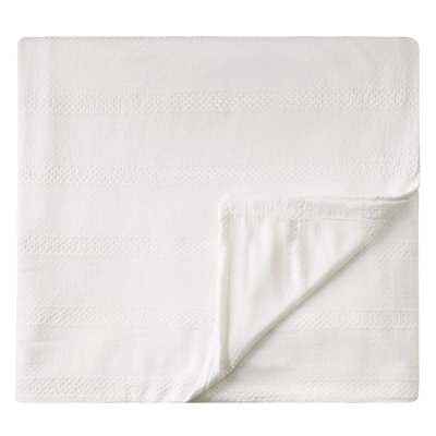 Steps White King Duvet with Charmeuse Back