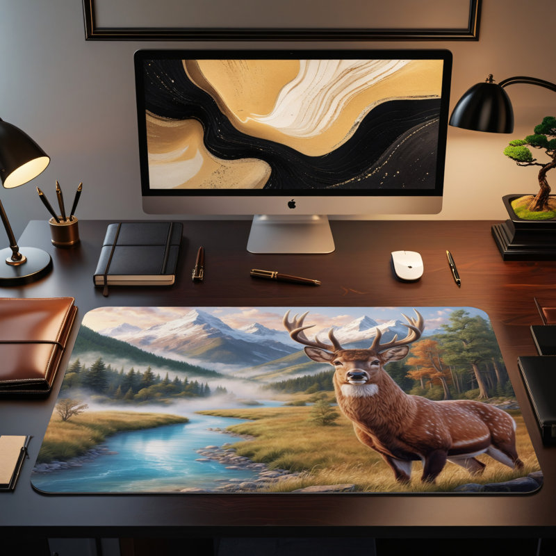 Polyester Desk Pad, 31.5x15.5