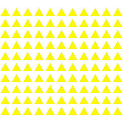 Décalcomanie murale triangles