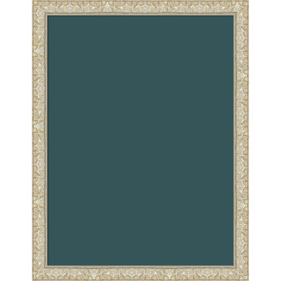 Tableau magnétique encadré en tissu, babillard 20 x 26 bleu sarcelle pour l'organisation murale