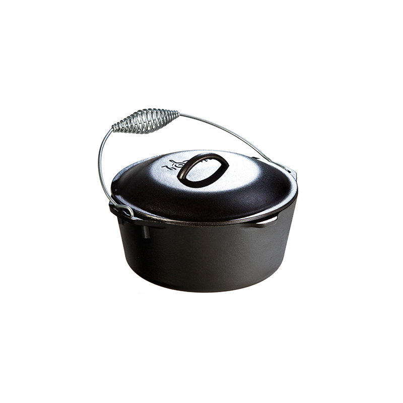 Lodge Cast Iron Round Dutch Oven, 8.52 L
