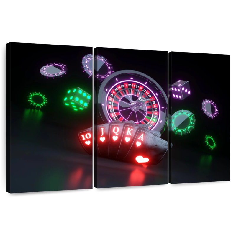 Senne roulette de casino en ligne, H 32 po x l 50 po