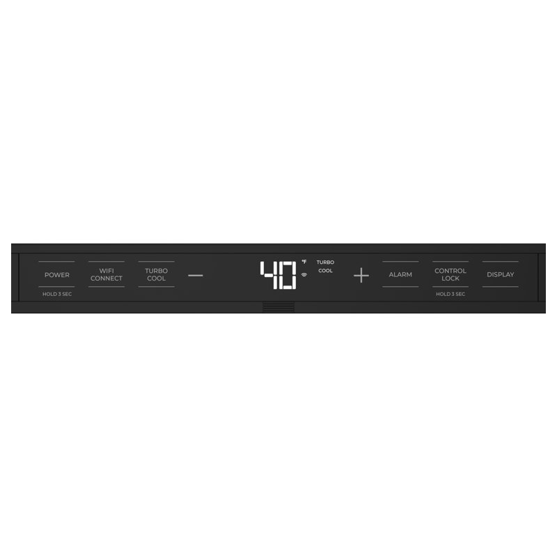 Monogram 24" Under Counter Panel-Ready Beverage Center With Accessories, Minimalist, Stainless Steel