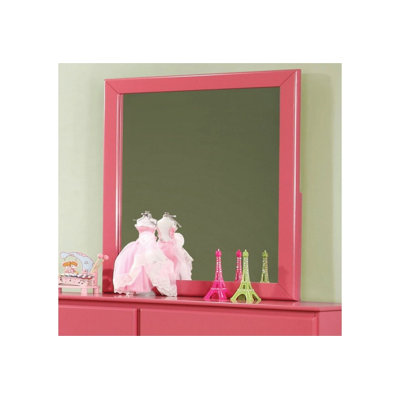 Romney Wood Flat Wall Mirror