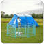 Clôture de parc pour chien robuste en métal pliable avec portes d'intérieur et d'extérieur-1360947035-1360947036