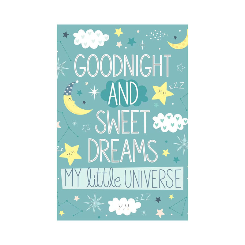 Baby My Little Universe II by Ilis Aviles - Wrapped Canvas Print, 30.48 cm H x 45.72 cm W