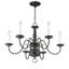 Lustre classique à 6 lumières de style bougie Benedetto-28328522-62820052