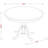 3 Piece Dining Room Furniture Set Contains a Round Dining Table with Pedestal and 2 Linen Fabric Upholstered Chairs, Mahogany-1028162548-1014904253