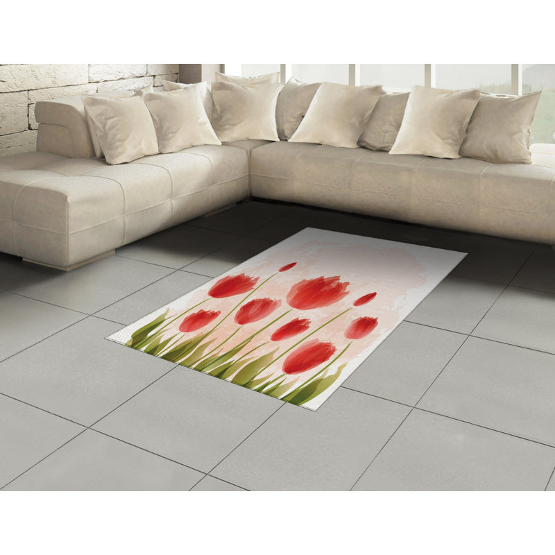 Tamiko Floral Hand Woven Area Rug, Rectangle 120 x 180cm