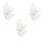 Silver Glitter Leaf Spray
