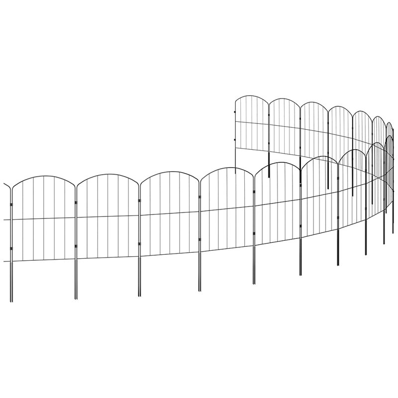 61cm H x 31cm W Metal Fence Panels Included
