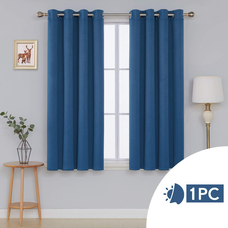 Praneet Blackout Curtain Single Panel, 52cm Width x 160cm Drop