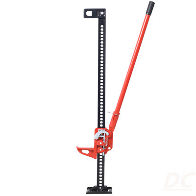 High Lift Farm Jack, 48" Utility Farm Jack, 7000 Lbs Capacity Ratcheting Off Road Utility Jack, Heavy-Duty Farm Jack For Tractor, Truck, SUV, Bumper Lift, RED