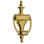 Solid Brass Beaded Knocker